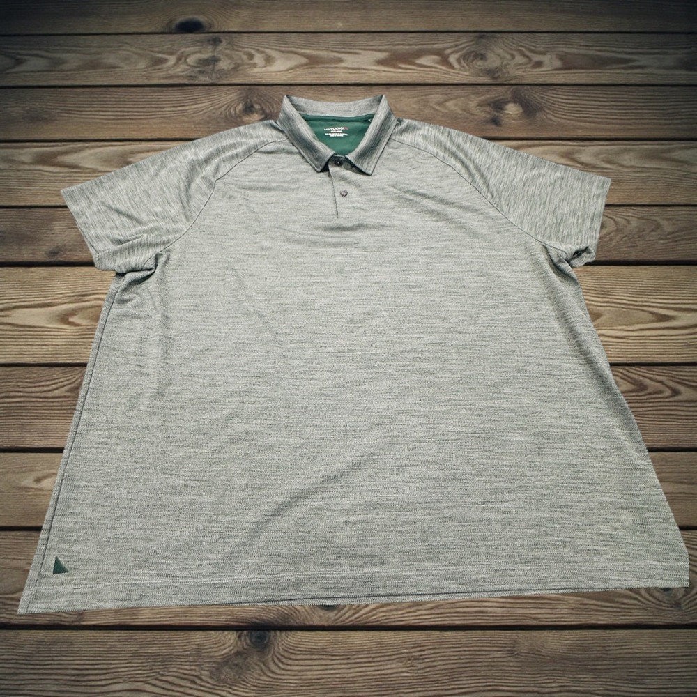 UNTUCKit Hannifer Regular Fit Polo Shirt Mens Size XXX-Large Performance Green